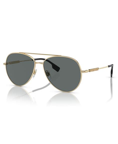 Burberry Women's Be3147 58mm Polarized Sunglasses In Gold